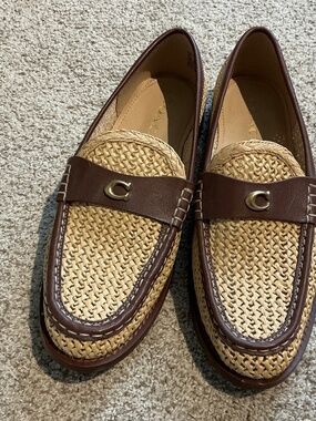 Coach | Shoes | Vintage Coach Leather Loafers Italy 95 B | Poshmark